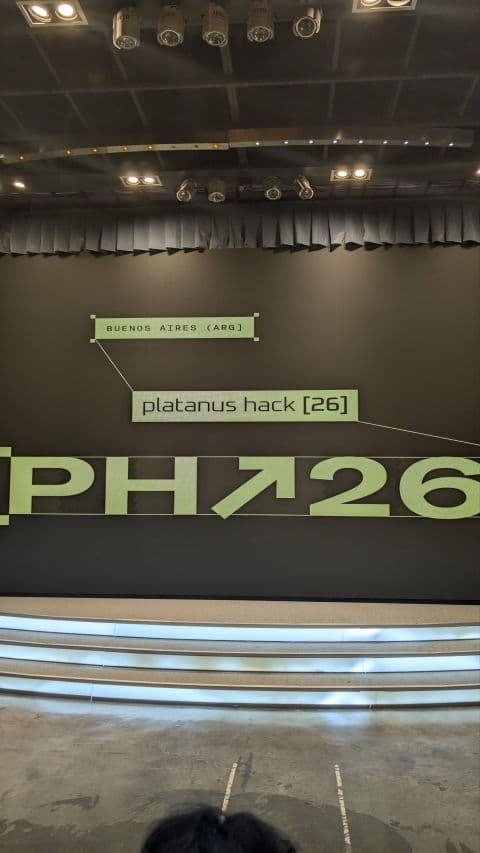 Platanus Hack 26 venue and stage